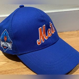 NEW Mets AMAZIN Day promo baseball cap 🧢 Adjustable velcro-back, Limited ed!